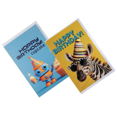 Birthday Greeting Card & Envelopes - Funny 